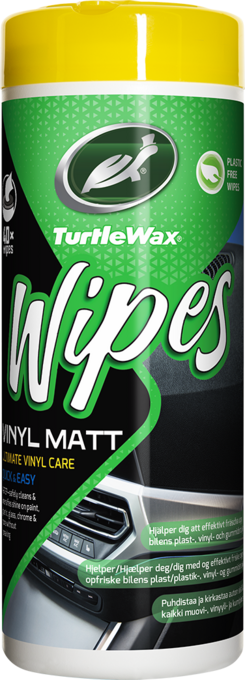 Turtle Wax Vinyl Matt Wipes, 40st wipes