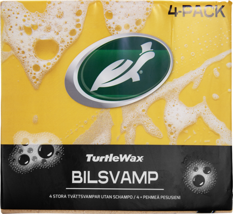 Turtle Wax Bilsvamp 4-pack