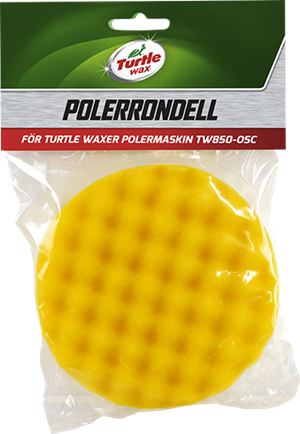 Turtle Wax Polérrondell Våff.Gul 25x130mm (1-Pack)