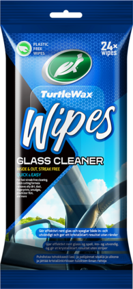 Turtle Wax Glass Wipes Flatpack