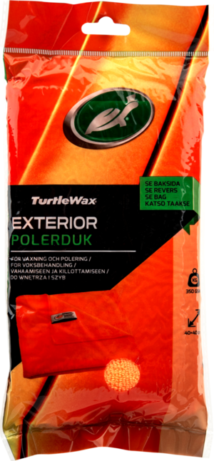 Turtle Wax Microfiberduk Exterior Orange 40x40cm