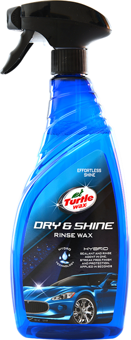Turtle Wax Dry & Shine Rinse Wax 750 ml