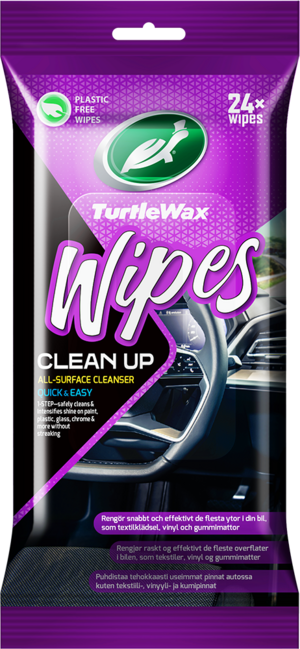 Turtle Wax Clean-up Wipes Flatpack